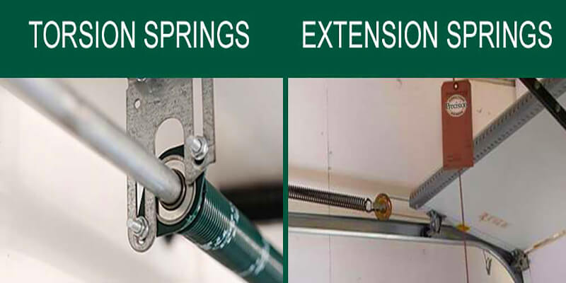 Torsion Spring vs Extension Spring - Mr. Garage Door Repairman